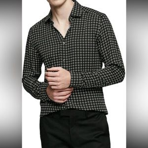 Reiss Large Valentine Shirt Viscose